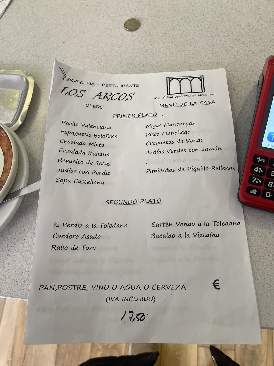 Menu Restaurante Los Arcos-3