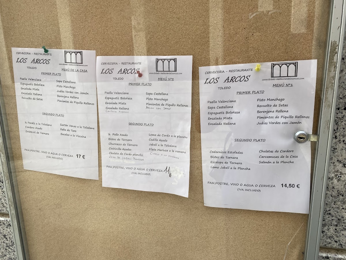 Menu Restaurante Los Arcos-5