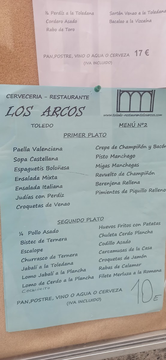 Menu Restaurante Los Arcos-9